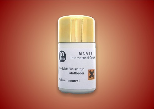 Lederfarbfinish für Glattleder 100 ml Flasche